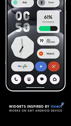 Скриншот 1 — OneUI Widgets