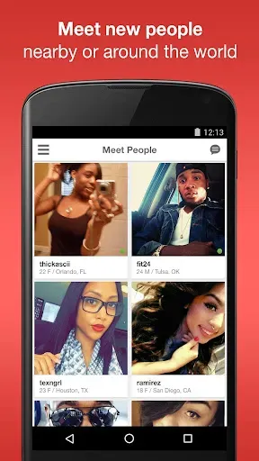 Скриншот 2 — Moco: Chat & Meet New People