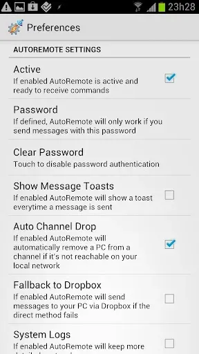 Скриншот 2 — AutoRemote