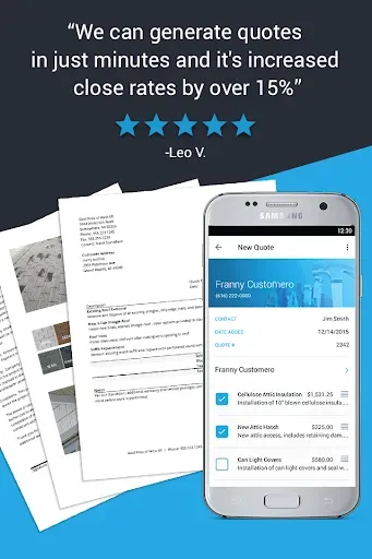 Скриншот 1 — Invoice Maker & Estimating App