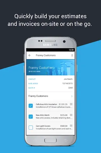 Скриншот 2 — Invoice Maker & Estimating App