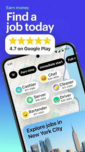 Скриншот 1 — JOB TODAY: Hire & Find Jobs