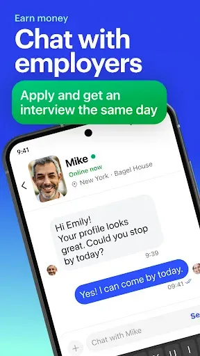 Скриншот 3 — JOB TODAY: Hire & Find Jobs