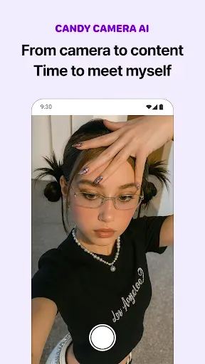 Скриншот 1 — Candy Camera —AI beautycamera