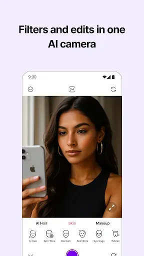 Скриншот 4 — Candy Camera —AI beautycamera