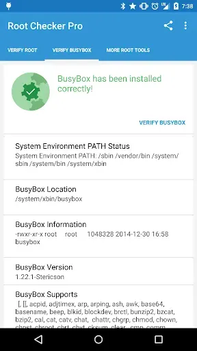 Скриншот 3 — Root Checker Pro