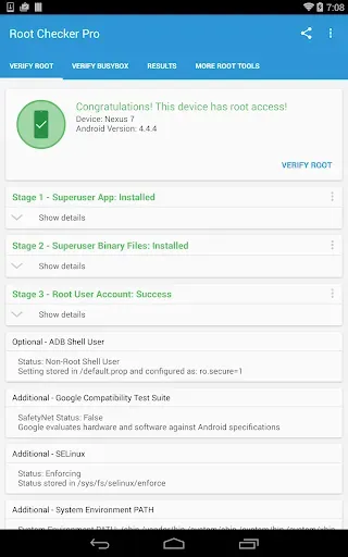 Скриншот 5 — Root Checker Pro