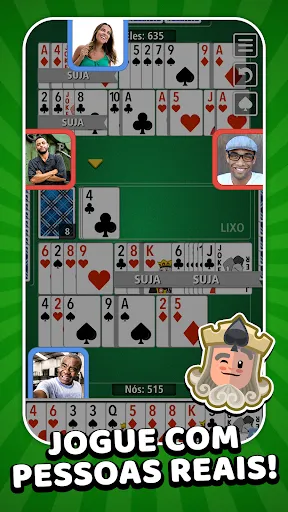 Скриншот 1 — Buraco Jogatina: Jogo Canastra