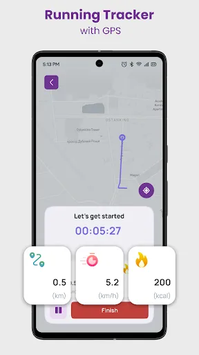 Скриншот 1 — Daily Running Tracker with GPS