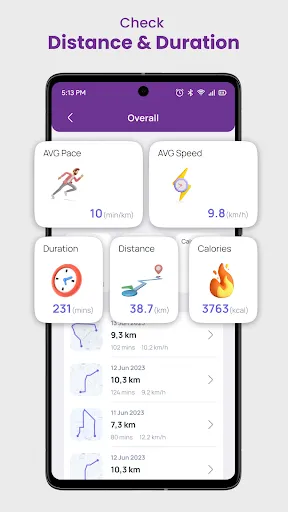 Скриншот 2 — Daily Running Tracker with GPS