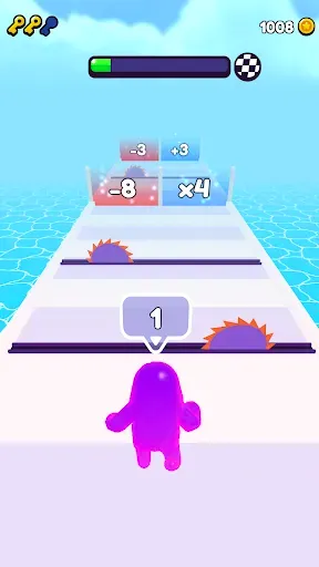 Скриншот 1 — Join Blob Clash 3D: Блоб, беги