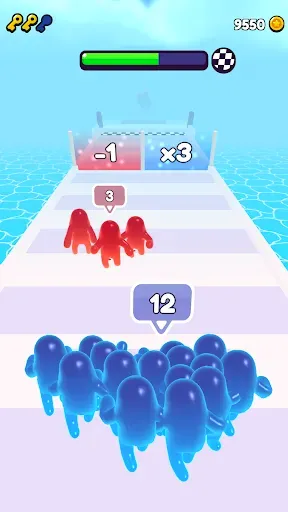 Скриншот 3 — Join Blob Clash 3D: Блоб, беги