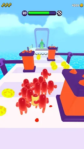 Скриншот 4 — Join Blob Clash 3D: Блоб, беги
