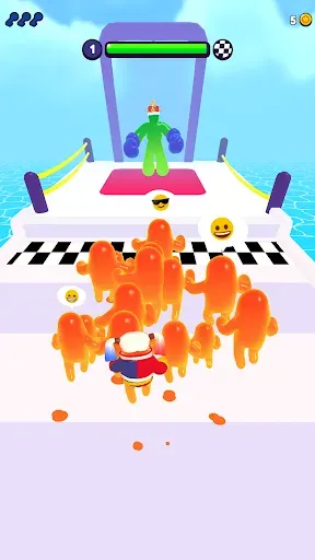Скриншот 5 — Join Blob Clash 3D: Блоб, беги