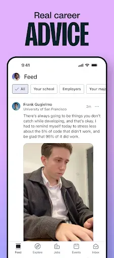 Скриншот 3 — Handshake Jobs & New Careers