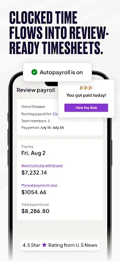 Скриншот 4 — Homebase: Scheduling & Payroll