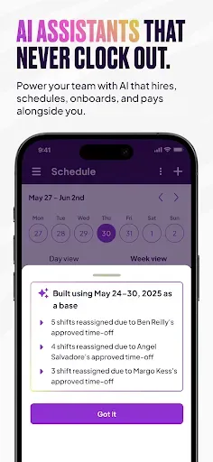Скриншот 8 — Homebase: Scheduling & Payroll