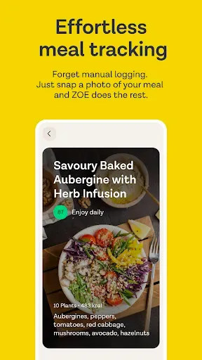 Скриншот 2 — ZOE Health: AI Food Scanner