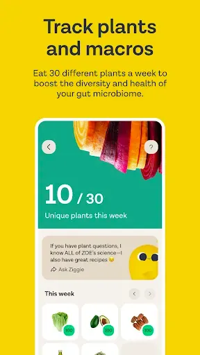 Скриншот 4 — ZOE Health: AI Food Scanner