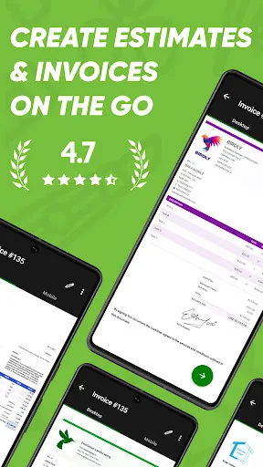Скриншот 1 — Joist Invoice & Estimate App