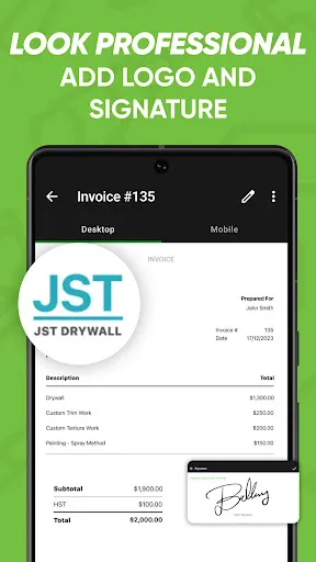 Скриншот 6 — Joist Invoice & Estimate App