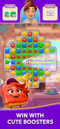 Скриншот 3 — Jolly Match 3 - Игра Tри в Ряд