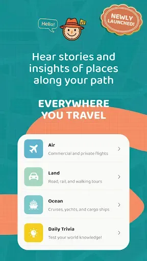 Скриншот 1 — JollyTango: Audio Travel Guide