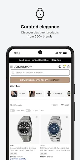 Скриншот 4 — Jomashop - Shop Luxury Fashion