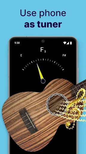 Скриншот 1 — Ukulele Tuner - Simple Tuner