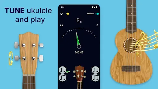 Скриншот 7 — Ukulele Tuner - Simple Tuner