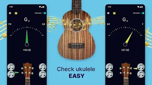 Скриншот 8 — Ukulele Tuner - Simple Tuner