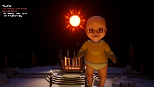 Скриншот 4 — The Baby in Yellow Game