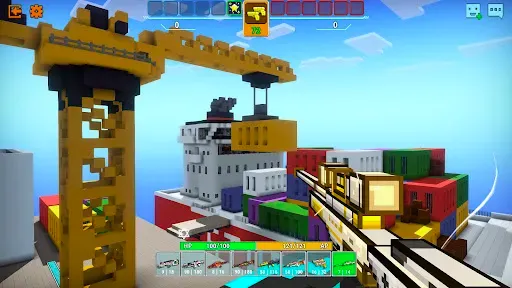 Скриншот 2 — Cops N Robbers:Pixel Craft Gun