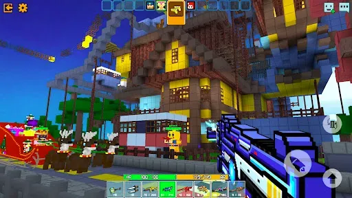 Скриншот 3 — Cops N Robbers:Pixel Craft Gun