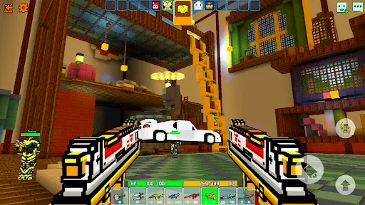 Скриншот 4 — Cops N Robbers:Pixel Craft Gun