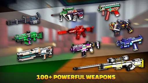 Скриншот 6 — Cops N Robbers:Pixel Craft Gun