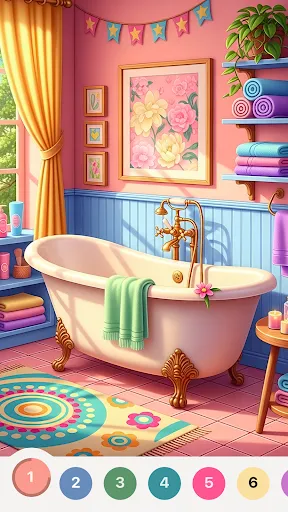 Скриншот 2 — Chill Color - Paint by Number