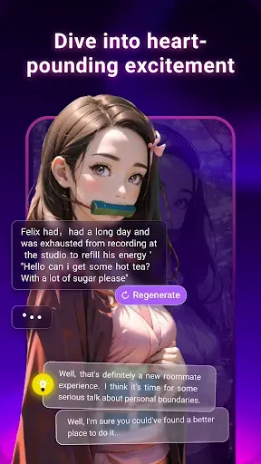 Скриншот 4 — Joyland:Chat with AI Character