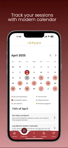 Скриншот 4 — Joylux Menopausal Health App