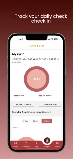 Скриншот 5 — Joylux Menopausal Health App