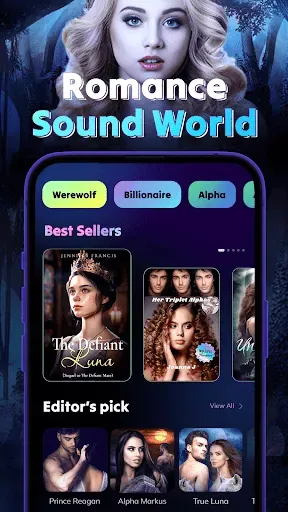 Скриншот 2 — Wehear - Audiobooks & Stories