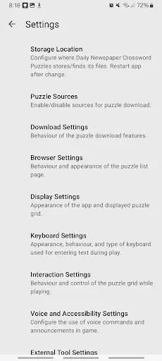 Скриншот 2 — Newspaper Crossword Puzzles