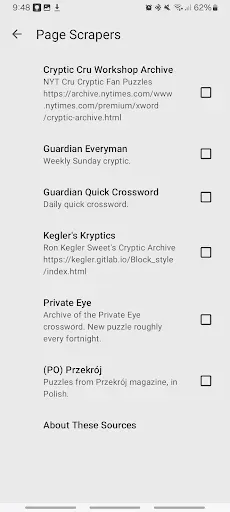 Скриншот 8 — Newspaper Crossword Puzzles