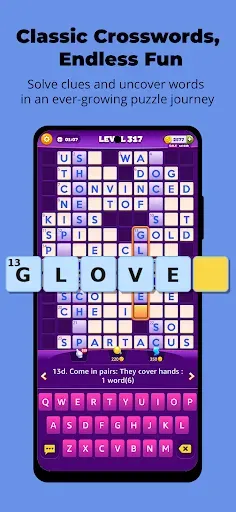 Скриншот 2 — Word Hike -Inventive Crossword