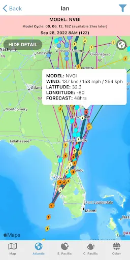 Скриншот 4 — Tropical Hurricane Tracker