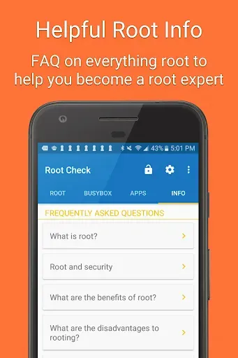 Скриншот 3 — Root Check Проверка корня