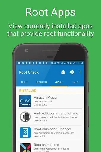Скриншот 4 — Root Check Проверка корня