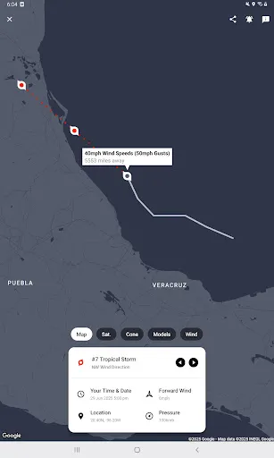 Скриншот 6 — My Hurricane Tracker & Alerts