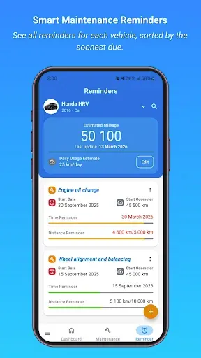 Скриншот 3 — Vehicle Maintenance Log