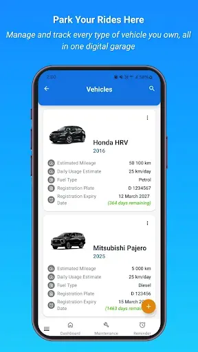 Скриншот 4 — Vehicle Maintenance Log